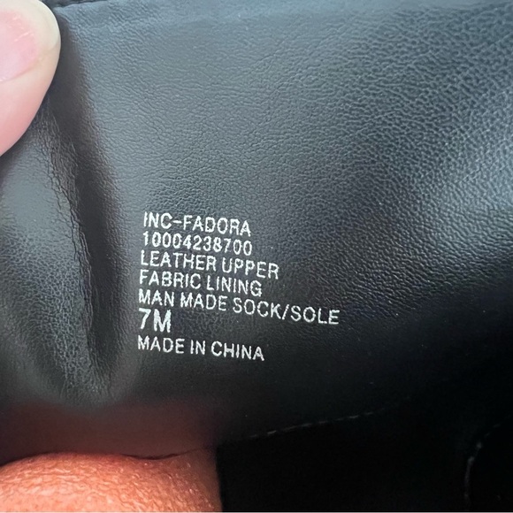 INC Women’s Tall Leather Riding Boots Size 7 - Picture 8 of 8